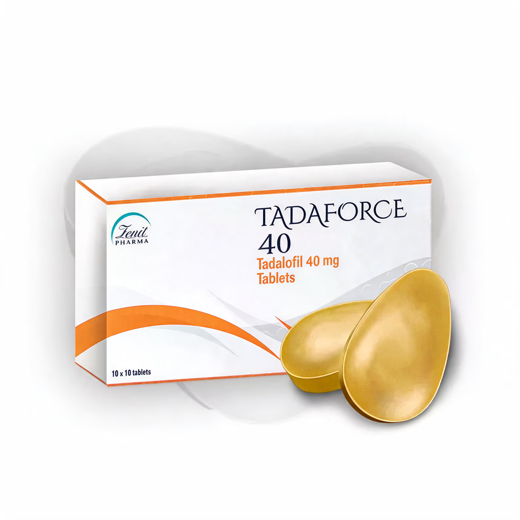 Opakowanie tabletek Tadaforce 40mg tadalafil podwyższona dawka
