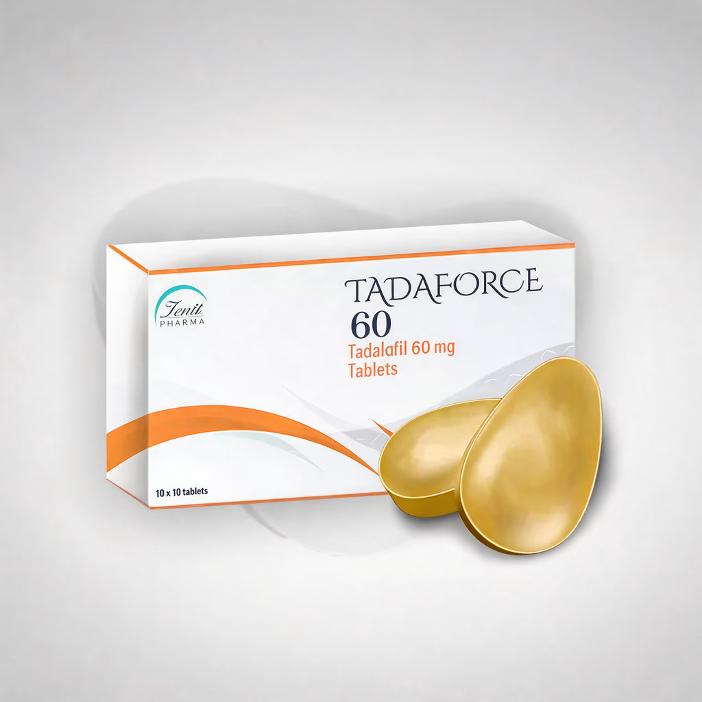 Opakowanie tabletek Tadaforce 60mg tadalafil najwyższa dawka
